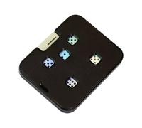 Pegciuho Dadi Meccanici - Gioco di Ruolo da Tavolo con Elementi Casuali - Intrattenimento Rilassante, Gioco da Tavolo Portatile da Portare Sempre con sé, Nero