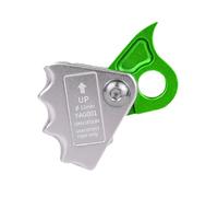 Pegciuho Dispositivo di Arresto per Arrampicata con Corda, Discensore Ad Alta Resistenza da 15 KN, Regolatore di Altezza per Arrampicata su Roccia, Speleologia, Verde