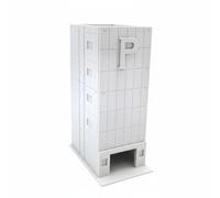 Pegciuho Edificio Cittadino Modello + Struttura + Diorama + Kit Fai da Te + Dettagli Come Mattoni E Ferro per Effetto Realistico, Edificio per Parcheggio