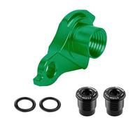 Pegciuho Forcellino del Deragliatore per Biciclette, Accessorio per Bicicletta in Lega di Alluminio, Viti Incluse, Gancio Posteriore per Bicicletta per Attivit, Verde