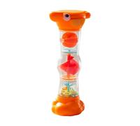 Pegciuho Giocattolo Sonoro a Forma di Tubo per La Pioggia, Shaker Sensoriale Musicale, Multifunzionale, con Tripla Barriera per La Delle Mani, 9,4 X 3,9, Orangina, Taglia unica bambino