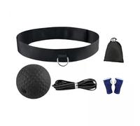 Pegciuho Kit Allenamento Pallina da con Fascia per Testa Regolabile per da Combattimento per Migliorare La Coordinazione Mano Occhio E La, 6 Pezzi