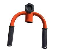 Pegciuho Maniglia di Fissaggio per Barra a T per Bilanciere, Accessorio Fitness, Barra per Allenamento della con Impugnatura per Spalle, Tricipiti, Orangina