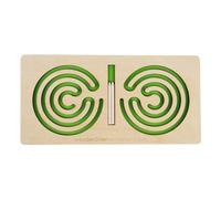 Pegciuho Maze Toys Activity Board Gioco Motricità Fine Penna Controllo Riutilizzabile Allenamento Sensoriale Legno Resistente Superficie Liscia Adatto per, Verde, Taglia unica bambino
