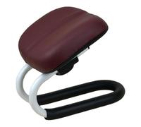 Pegciuho Panca da Meditazione, Sgabello per Inginocchiarsi, Cuscino Spesso, Sedia da Preghiera, Altezza Regolabile per La Preghiera, La Pratica dello YOG, Rosso Intenso