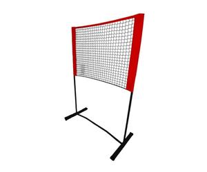 Pegciuho Rete da Pickleball da 120 Cm, Rete da Allenamento Espandibile, Attrezzo per Allenamento di Pickleball con Rimbalzatore per La Pratica Sportiva, Rosso