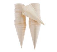 Pegciuho Tazza a Forma di Granita per La Casa, 100 Pezzi/Set, Legna, 11x15.5cm