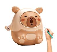 Peggiore matite per i temperamatite portatile | Chiacchiera manuale per la scuola di casa, Capybara Cartoon Design strumento di affilamento portatile per gli studenti delle ragazze per