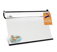 Peggy Peg SunBreak - Parasole grigio bianco per tenda da sole 1,10 m - Paravento traspirante e protezione solare per listello - modulare espandibile e regolabile - Include kit di tensionamento
