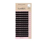 Peggy Sage Extension Ciglia Lash To Lash, Modello C, 0,18mm di Spessore, Misure 7-13mm