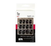 PEGGY SAGE SET 24 UNGHIE FINTE IDYLLIC NAILS - BLACK