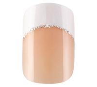 PEGGY SAGE SET 24 UNGHIE FINTE IDYLLIC NAILS - SILVER FRENCH
