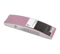 Peggy Sage - Set di 10 lime per unghie 2 lati semi-luna, 100/100, Zebra duro