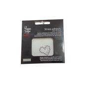 Peggy Sage Strass Adesivi in Cristallo per il Corpo, Motivo a Cuore, Rosa