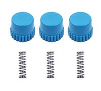 PEGGYLIN 3 x Pomello e Molla for Testina di Battuta del decespugliatore Adatti for la Copertura del Filo della Testina del Rubinetto Husqvarna T25 for 537338701
