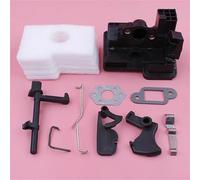 PEGGYLIN Alloggiamento del Filtro dell'Aria Adatto for Motosega Stihl MS180 MS170 018 017 MS 170 180, Kit Guarnizione dell'asta dello Starter, Blocco del grilletto dell'acceleratore