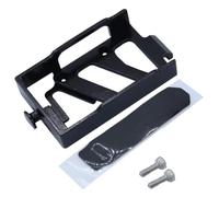PEGGYLIN Ammortizzatori for assali in Metallo TRX4M, Trasmissione, Cambio, paraurti, Supporti servo, Trave Adatta for Parti di Auto cingolate RC 1/18 (Nero)(Battery Tray)