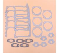 PEGGYLIN Carter Cilindro silenziatore carburatore Set guarnizioni Adatto for Husqvarna 55 51 50 Motosega Pezzo di Ricambio 501761802 Motosierra Gasolina