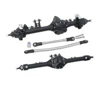 PEGGYLIN CNC in Alluminio Anteriore Posteriore Assale Dritto One Piece Costruzione Offset Misura for 1/10 RC Crawler Axial SCX10 II Vanquish VS4-10 Telaio