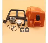 PEGGYLIN Coperchio Cilindro Motore Superiore Freno Catena Maniglia Anteriore Kit pistone carburatore Adatto for STIHL MS180 MS 180 018 Adatto for Zama C1Q-S57B Parti Motosega