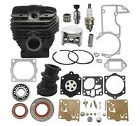 PEGGYLIN Gruppo Cilindro pistone di Ricambio da 56 mm di Diametro Adatto for Motosega a Benzina a 2 Tempi Stihl MS660 MS 660 066 Big Bore.