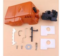 PEGGYLIN Kit di Asta for Albero a Punta, paraurti, Filtro Aria Superiore, Adatto for Stihl MS180 MS170 018 017 MS 180, Pezzi di Ricambio for Motosega a Benzina.