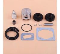 PEGGYLIN Kit di Fasce Elastiche da 40 mm, Adatto for Husqvarna 340 345, Guarnizione Olio, Filtro Carburante, Cilindro, marmitta, Set di Cuscinetti for Motosega.