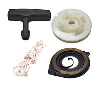PEGGYLIN Kit di Impugnatura con puleggia e Molla di avviamento a Strappo, Adatto for Motosega Husqvarna 445 450 460, Pezzo di Ricambio di Ricambio