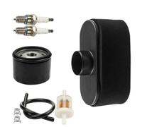 PEGGYLIN Kit di Messa a Punto del Filtro dell'Aria e Morsetto for Tubo del Carburante for Candele Adatto for Kawasaki FR651V FR691V FR730V FS481V FS541V FS600V Adatto for John Deere MIU12555