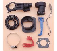 PEGGYLIN Kit di Riparazione del collettore di aspirazione Adatto for Husqvarna 346XP 351 353 Adatto for Motosega Carb Intake Motosierra Benzina Accessori for Utensili elettrici