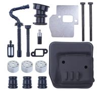 PEGGYLIN Kit di Riparazione della Piastra di Raffreddamento del silenziatore di Scarico Adatto for Motosega Stihl MS250 MS230 MS210 025 023 021 con Tappo tampone e Tubo Flessibile dell'olio