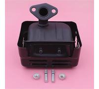 PEGGYLIN Kit di silenziatore di Scarico con Dado Prigioniero Adatto for Motore GX120, GX160, GX200, 168F, Parte di Ricambio for generatore 18310-ZF1-000