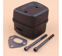 PEGGYLIN Kit Guarnizione bullone silenziatore marmitta di Scarico Adatto for Motosega Husqvarna 36 41 136 137 141 142 Silent Block #530069415