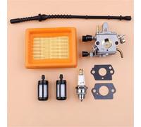 PEGGYLIN Kit Guarnizione Filtro Aria carburatore Linea Carburante Adatto for STIHL FS350 FS300 FS250 FS120 FS200 R FS020 FS202 Trimmer Decespugliatore Parti