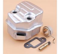 PEGGYLIN Kit ingranaggio a Vite Senza fine for Pompa dell'olio e silenziatore di Scarico Adatto for Motosega a Benzina STIHL MS171 MS181 MS181C MS 181 171#1139 140 0604