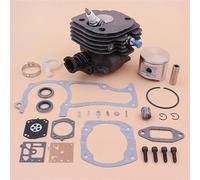 PEGGYLIN Kit pistone Cilindro Big Bore da 52mm Adatto for Husqvarna 372 365 371 362 Guarnizioni Motosega Parti Motosega Motosierra Gasolina