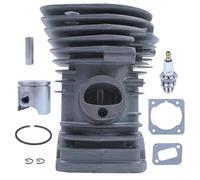 PEGGYLIN Kit pistone Cilindro Placcato da 40 mm Adatto for Husqvarna 340 345 E 350EPA Adatto for Motosega Jonsered CS 2141 2145 2150 503 87 00-76