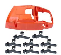 PEGGYLIN Kit Supporto Coperchio Filtro Aria Cilindro Motore Superiore Adatto for Husqvarna 362 365 371 372#503627871,503628001 Cortador De Grama