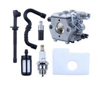 PEGGYLIN Kit Tubo Filtro Carburante Aria Olio carburatore Adatto for STIHL MS170 MS180 017 018 MS 170 180 Motosega Adatto for WALBRO Carb Candela Senza Garanzia
