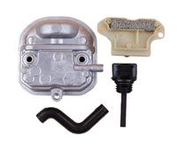 PEGGYLIN Kit Tubo Flessibile Filtro Carburante Guarnizione Coperchio Testata Cilindro Adatto for GX35 GX35NT HHT35S decespugliatore soffiatore tagliaerba Piccolo Motore