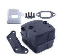 PEGGYLIN Silenziatore di Scarico Silenziatore Silent Block Guarnizione Staffa Adatta for Husqvarna 390 385 372 371 365 362 XP JONSERED 2065 2165 2071 2171