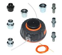 PEGGYLIN Testina del decespugliatore P25 adatta for Husqvarna BC2150 BC233 BC2400 BC2400P BC2500LE BC3150 BC433 PL500 PP325 PP331 PP333 32L 32RL 32RLC 124L