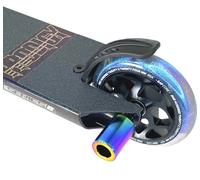 Pegs Per Scooter Stunt Blunt In Alluminio Con Assi Rainbow Neochrome