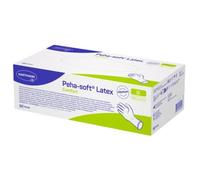 Peha-soft Lattex Comfort - Guanti da esame senza polvere, misura S, 100 pezzi