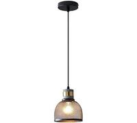 Pei Jing Luce sospesa, Lampada a Sospensione Piccola in Metallo da Comodino Lampada a Sospensione in Stile Industriale V-intage in Ferro