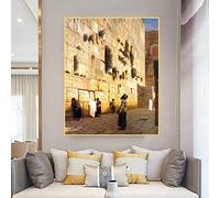 Pei-wall art Opere d'Arte su Tela 60x80 cm Opere d'Arte Famose Senza Cornice Jean-Leon Jerome Gerusalemme Pittura su Tela Poster Stampa Modern Home Decor Picture