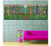 Pei-wall art Replica Stampa su tela David Hockney Winter Timber Oil Painting Enormi dimensioni Stampa di poster giclée su tela per pittura murale