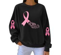 peiaclkde Felpa Senza Cappuccio da Donna Felpe Casual con Stampa Girocollo Morbido Antipilling Sweatshirt Maglia alla Moda da Indossare Tutti I Giorni Tops Tinta Unita Senza Zip per Outdoor Jogging