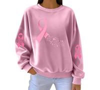 peiaclkde Felpa Senza Cappuccio da Donna Felpe Casual con Stampa Girocollo Morbido Antipilling Sweatshirt Maglia alla Moda da Indossare Tutti I Giorni Tops Tinta Unita Senza Zip per Outdoor Jogging