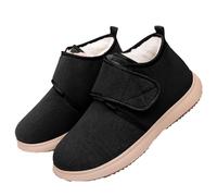 peiaclkde Scarpe Caldo Inverno Sneaker Con Strappo E Pelose Fodera Stivaletti Comode Calde Punta Rotonda Stivaletto Con Tacco Basso Stivali Moda Casual Scarponcini Monocolore Per Passeggio Regolabili